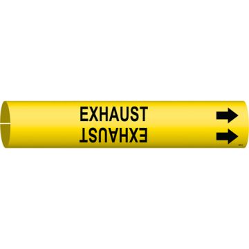 "Exhaust" Pipe Marker