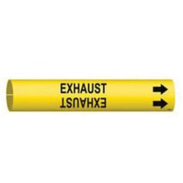 "Exhaust" Pipe Marker