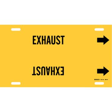 "Exhaust" Pipe Marker