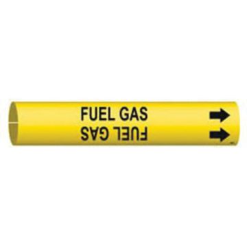 "Fuel Gas" Pipe Marker