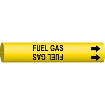 "Fuel Gas" Pipe Marker