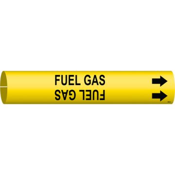 "Fuel Gas" Pipe Marker