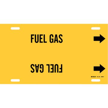 "Fuel Gas" Pipe Marker