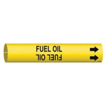 "Fuel Oil" Pipe Marker