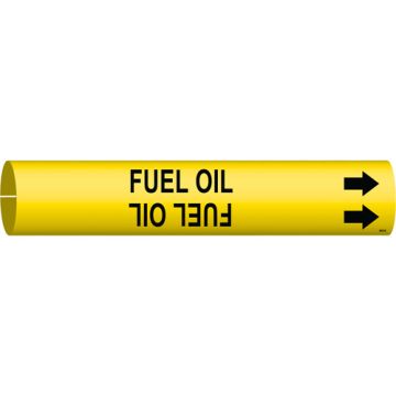"Fuel Oil" Pipe Marker