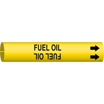 "Fuel Oil" Pipe Marker