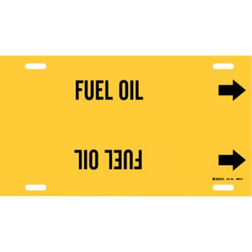 "Fuel Oil" Pipe Marker