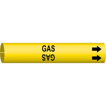 "Gas" Pipe Marker