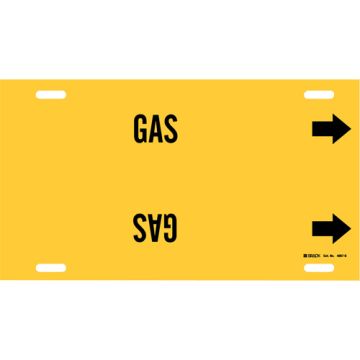 "Gas" Pipe Marker