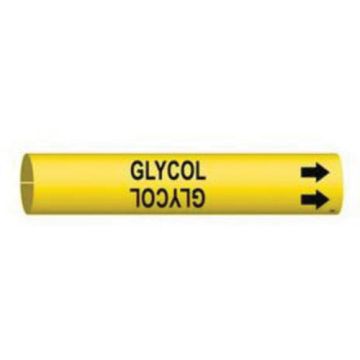 "Glycol" Pipe Marker