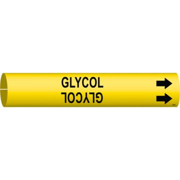 "Glycol" Pipe Marker