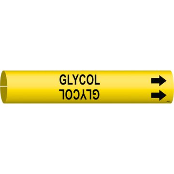 "Glycol" Pipe Marker