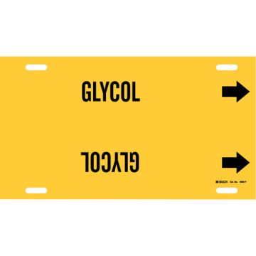 "Glycol" Pipe Marker