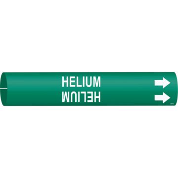 "Helium" Pipe Marker