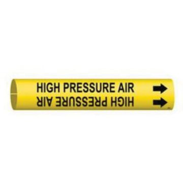 "High Pressure Air" Pipe Marker
