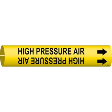 "High Pressure Air" Pipe Marker