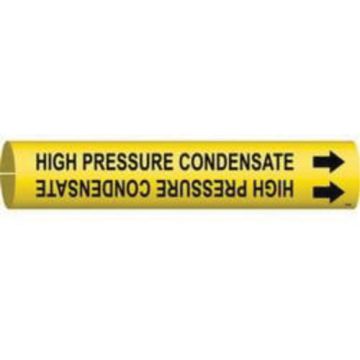 "High Pressure Condensate" Pipe Marker
