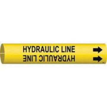 "Hydraulic Line" Pipe Marker