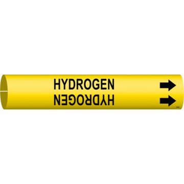 "Hydrogen" Pipe Marker