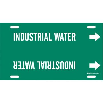 "Industrial Water" Pipe Marker