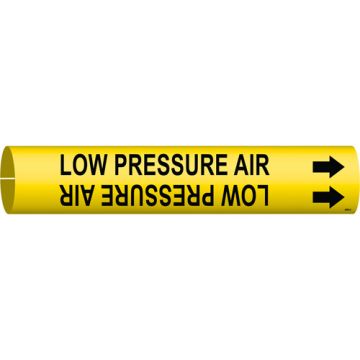 "Low Pressure Air" Pipe Marker