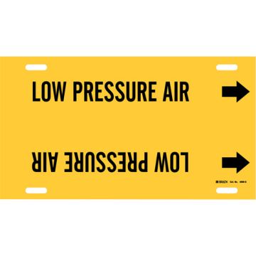 "Low Pressure Air" Pipe Marker