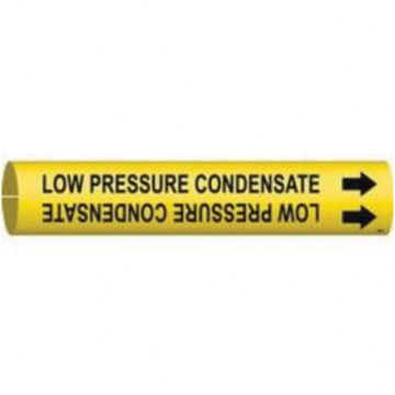 "Low Pressure Condensate" Pipe Marker