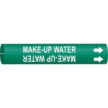 "Make-Up Water" Pipe Marker