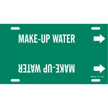 "Make-Up Water" Pipe Marker