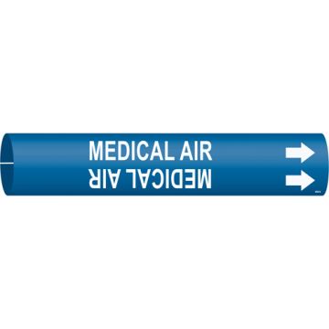 "Medical Air" Pipe Marker