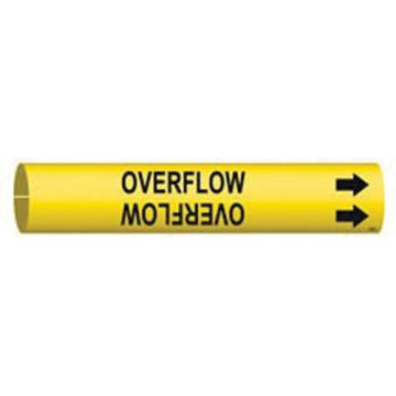 "Overflow" Pipe Marker