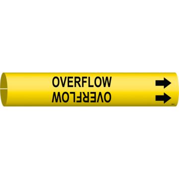 "Overflow" Pipe Marker
