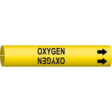 "Oxygen" Pipe Marker