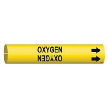 "Oxygen" Pipe Marker