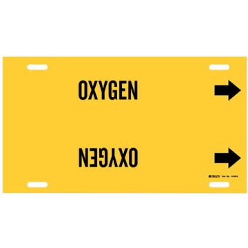 "Oxygen" Pipe Marker