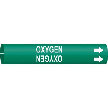 "Oxygen" Pipe Marker
