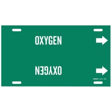 "Oxygen" Pipe Marker