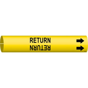 "Return" Pipe Marker