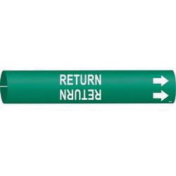 "Return" Pipe Marker