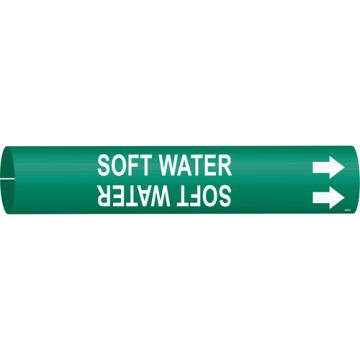 "Soft Water" Pipe Marker