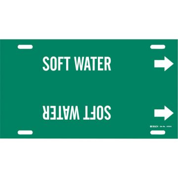 "Soft Water" Pipe Marker