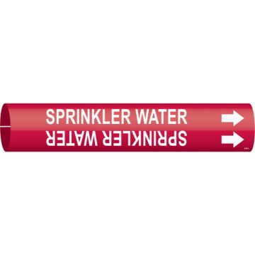 "Sprinkler Water" Pipe Marker