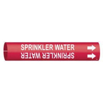 "Sprinkler Water" Pipe Marker