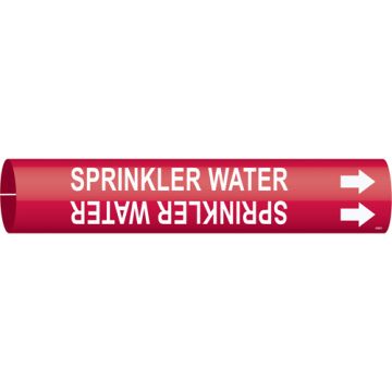 "Sprinkler Water" Pipe Marker