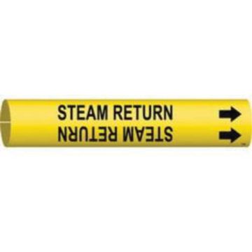 "Steam Return" Pipe Marker