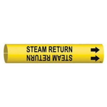 "Steam Return" Pipe Marker