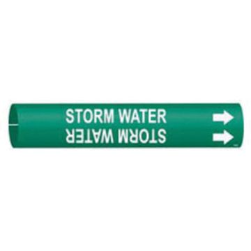 "Storm Water" Pipe Marker