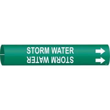 "Storm Water" Pipe Marker