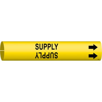 "Supply" Pipe Marker