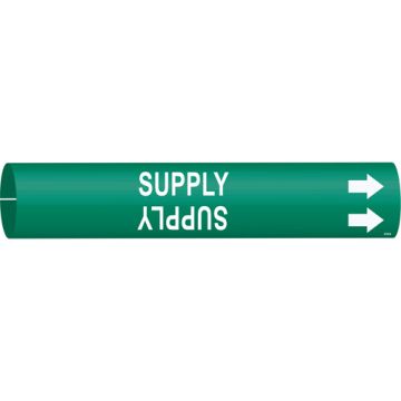 "Supply" Pipe Marker